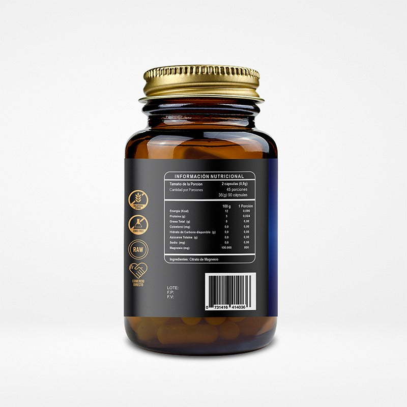 Citrato de magnesio 500 mg - 90 Cápsulas