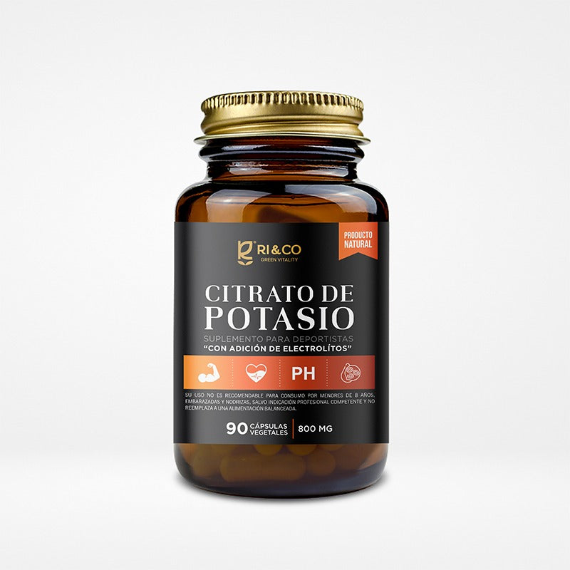 Citrato de potasio 800 mg - 90 Cápsulas