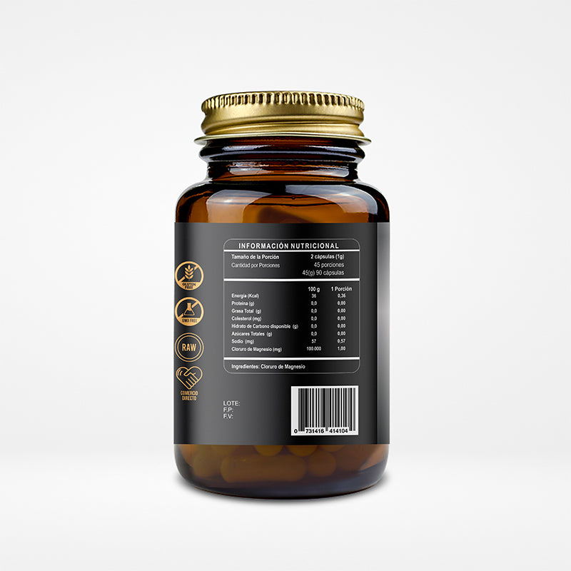 Cloruro de Magnesio (90 cap x 500 mg)