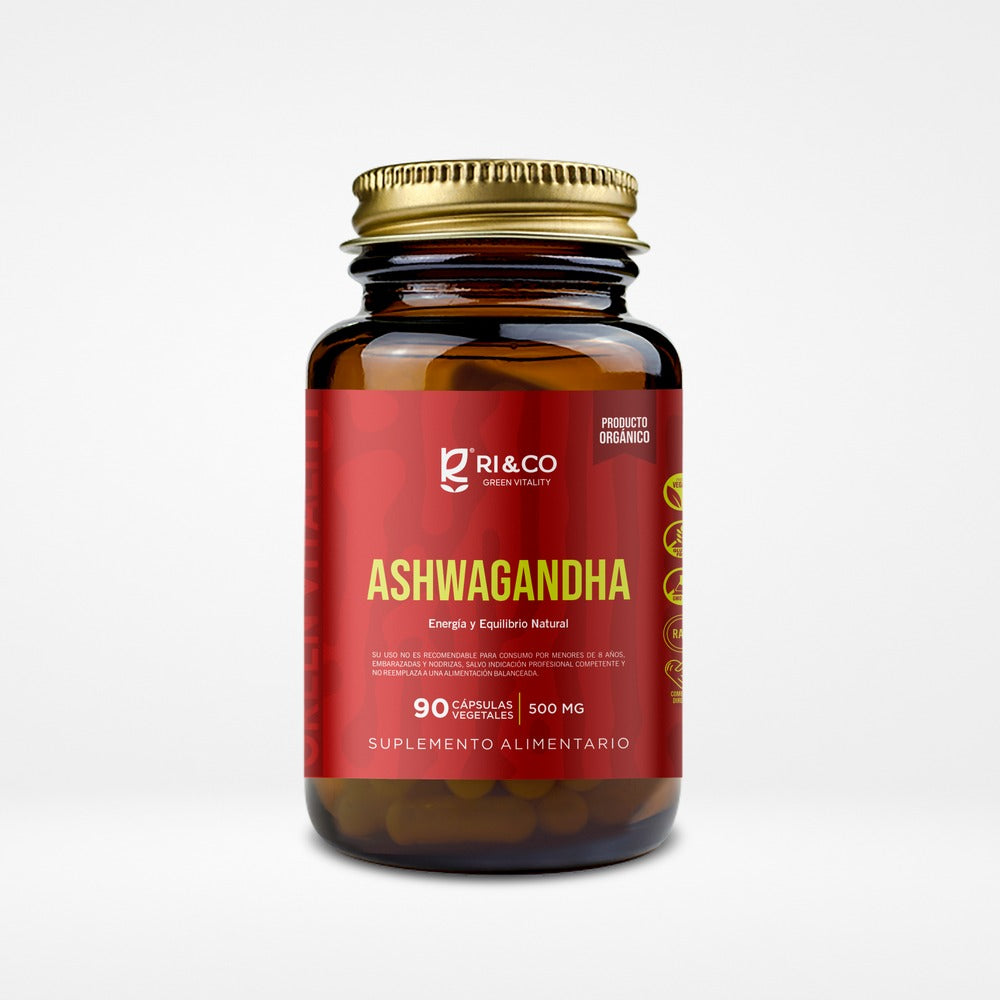 Ashwagandha 500 mg - 90 Cápsulas Vegetales