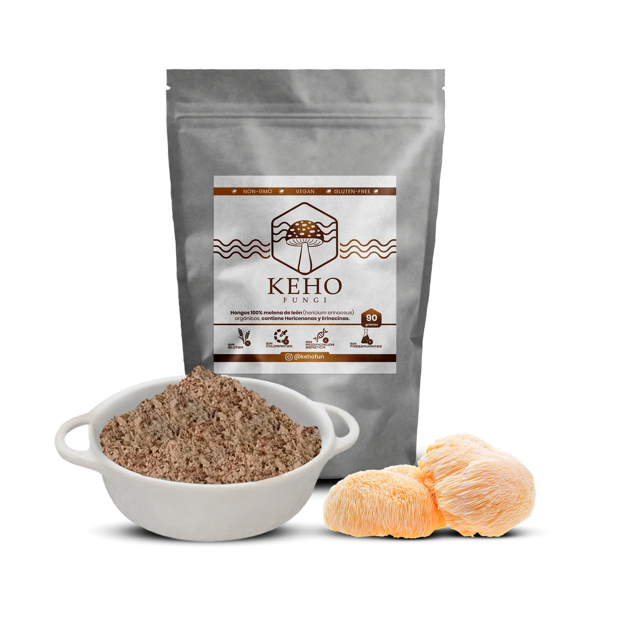 Melena de León 90 gr - Keho Fungi