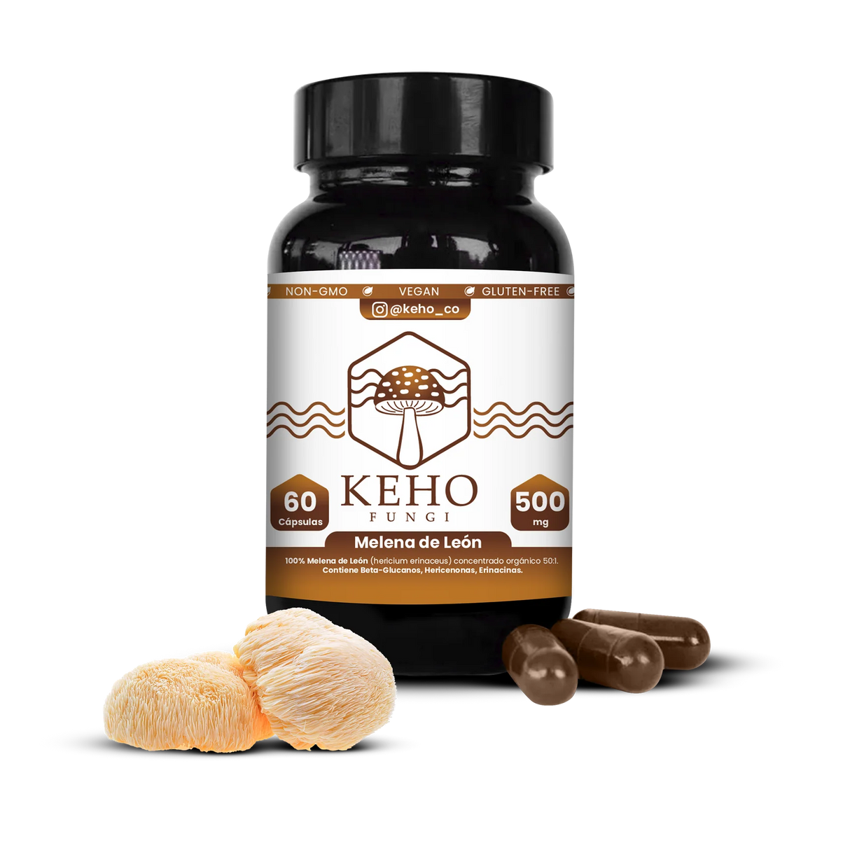 Melena de León 50:1 - 60 Capsulas - Keho Fungi