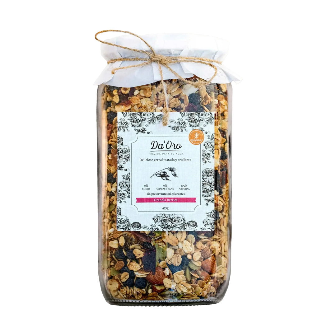 Granola Sin Gluten Berries Vidrio
