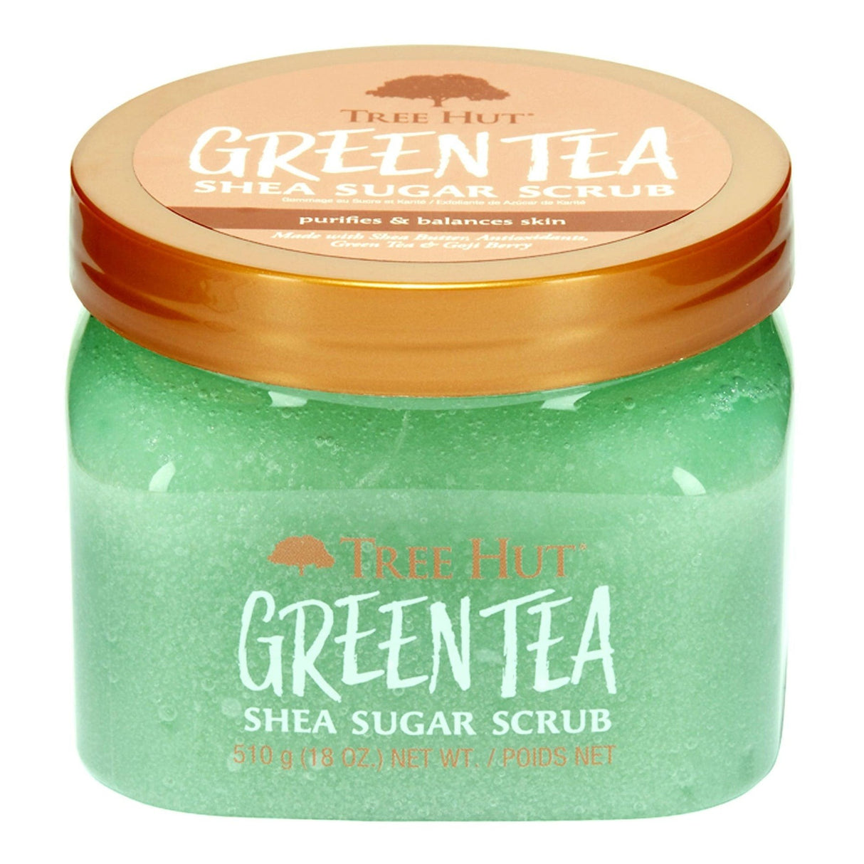 Exfoliante corporal Tree Hut Green Tea 510 gr
