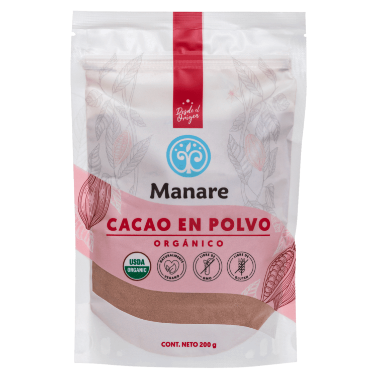 Cacao en Polvo Orgánico 200 gr
