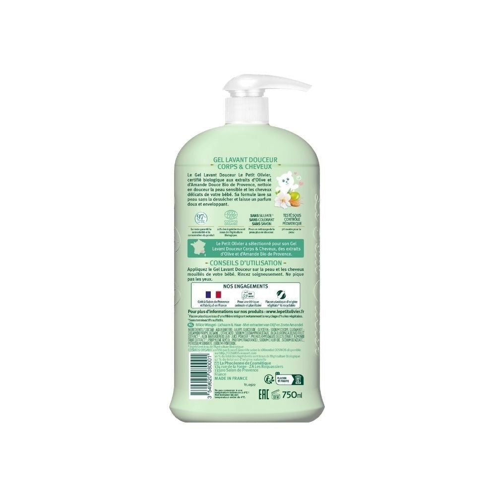 Gel baño de Bebé – Cuerpo y Cabello BIO 750 ml