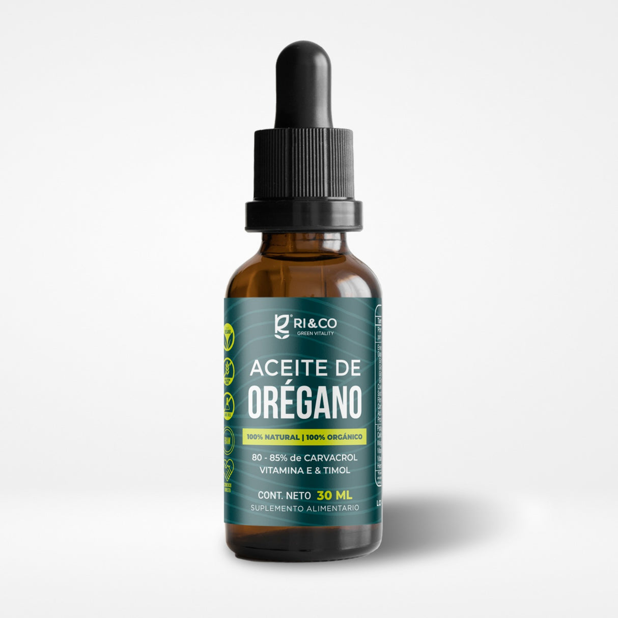Aceite de Oregano 30 ml (80-85% carvacol)