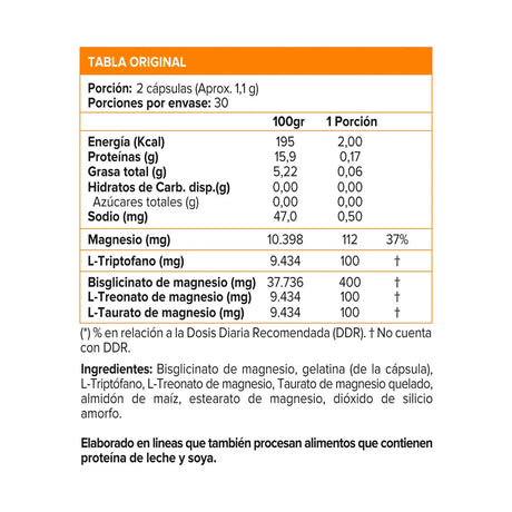 Triple Magnesio + L-Triptófano